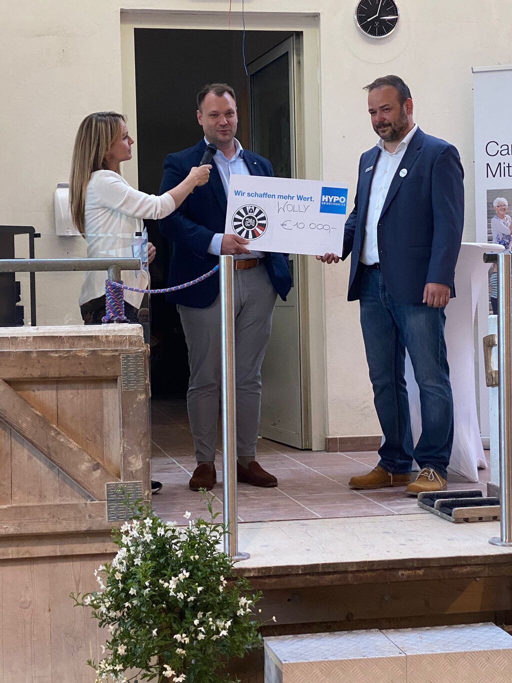 Foto – Haderer und RT24 Linz im integrativen Reitzentrum St. Isidor